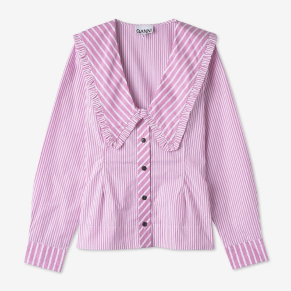 Ganni pink shirt
